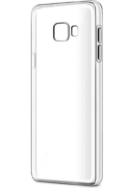 Samsung Galaxy C7 Uyumlu Kılıf Case, Soft, Transparent, Şeffaf Ultra Esnek Ince Silikon