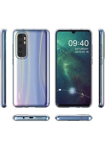Xiaomi Mi Note 10 Lite Uyumlu Kılıf Case, Soft, Transparent, Şeffaf Ultra Esnek Ince Silikon modelleri