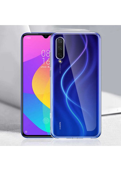 Xiaomi Mi 9 Lite Uyumlu Kılıf Case, Soft, Transparent, Şeffaf Ultra Esnek Ince Silikon