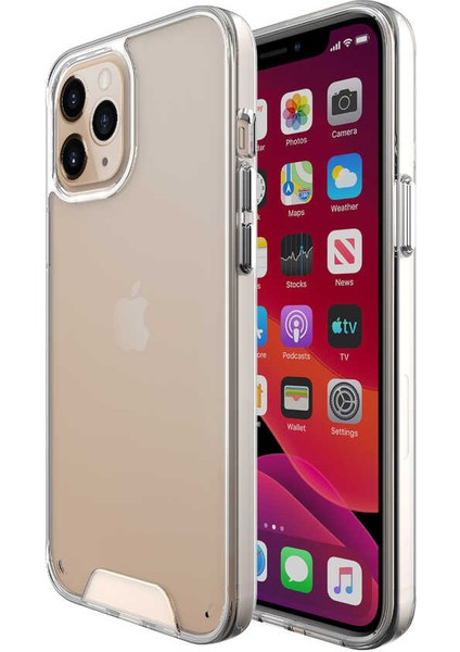 Apple iPhone 12 Pro Max Uyumlu Kılıf Şeffaf Sert Ultra Koruma Teknolojisi Transparent Case