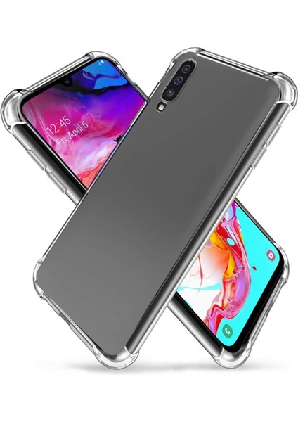 Samsung Galaxy A70 Uyumlu Kılıf Case, Şeffaf Ultra Koruma Hard Transparent Ultra Protected