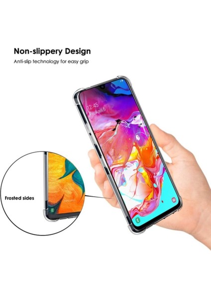 Samsung Galaxy A70 Uyumlu Kılıf Case, Şeffaf Ultra Koruma Hard Transparent Ultra Protected fiyatları