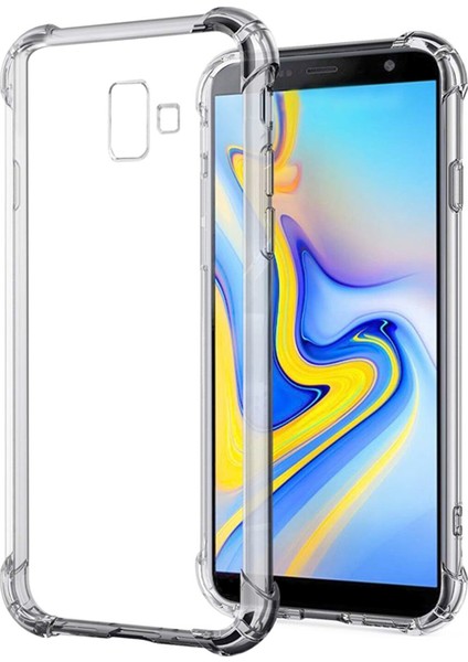 Samsung Galaxy J6 Plus Uyumlu Kılıf Case, Şeffaf Ultra Koruma Hard Transparent Ultra Protected