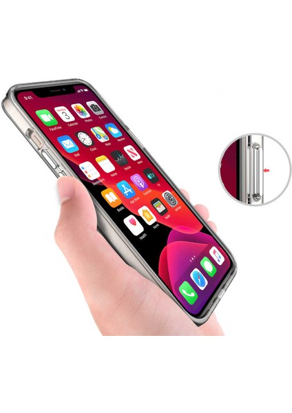 Apple iPhone 12 Pro Max Uyumlu Kılıf Şeffaf Sert Ultra Koruma Teknolojisi Transparent Case