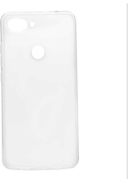 Xiaomi Mi 8 Lite Uyumlu Kılıf Case, Soft, Transparent, Şeffaf Ultra Esnek Ince Silikon