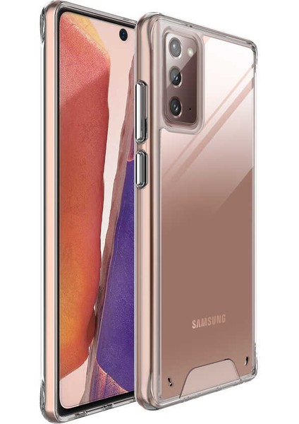 Samsung Galaxy Note 20 Uyumlu Kılıf Şeffaf Sert Ultra Koruma Teknolojisi Transparent Case