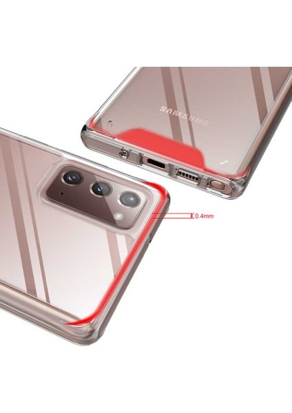 Samsung Galaxy Note 20 Uyumlu Kılıf Şeffaf Sert Ultra Koruma Teknolojisi Transparent Case fırsatları