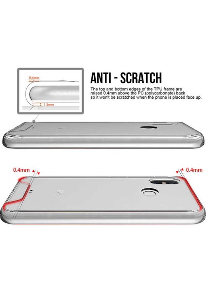 Xiaomi Mi 8 Uyumlu Kılıf Şeffaf Sert Ultra Koruma Teknolojisi Transparent Case