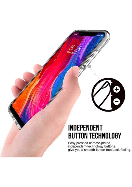 Xiaomi Mi 8 Uyumlu Kılıf Şeffaf Sert Ultra Koruma Teknolojisi Transparent Case