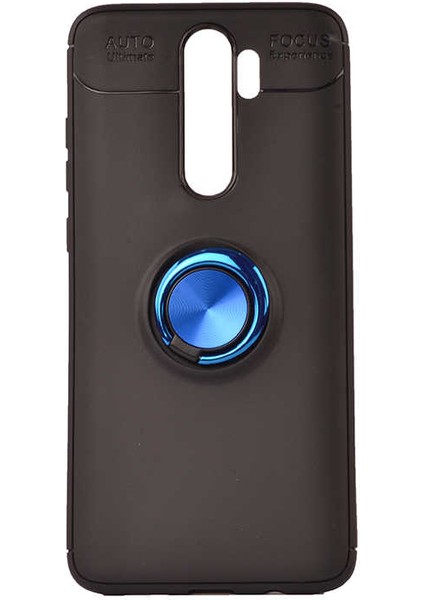 Xiaomi Redmi Note 8 Pro Uyumlu Kılıf Standlı Manyetik Yüzüklü Esnek Yumuşak Silikon Case