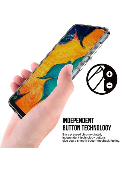 Samsung Galaxy A20 Uyumlu Kılıf Şeffaf Sert Ultra Koruma Teknolojisi Transparent Case modelleri