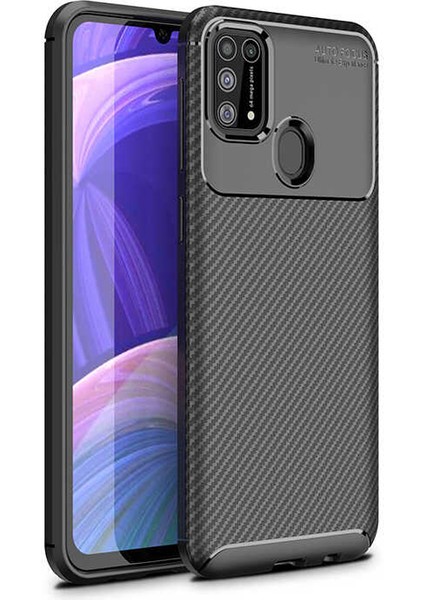 Samsung Galaxy M31 Uyumlu Kılıf Legion Series Flexible Soft Carbon Design Case