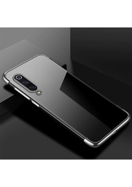 Xiaomi Mi 9 Lite Uyumlu Kılıf Zore Dört Köşeli Lazer Silikon Kapak