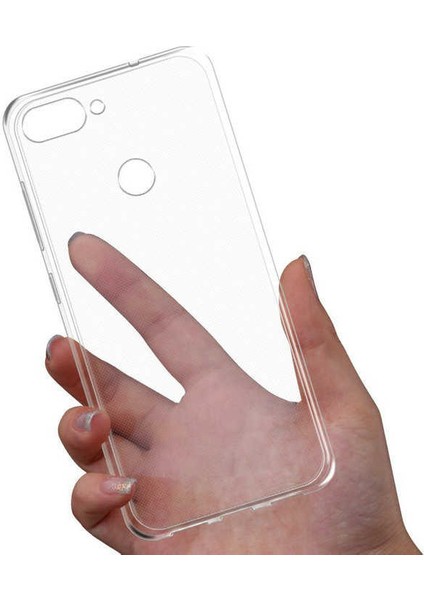 Asus Zenfone Max Plus (M1) ZB570TL Uyumlu Kılıf Case, Soft, Transparent, Şeffaf Ultra Esnek Silikon