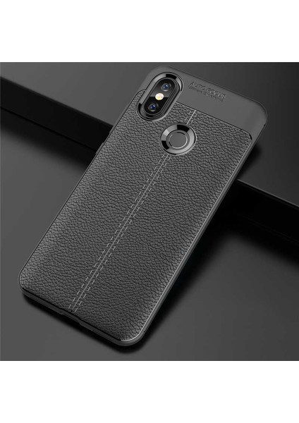 Xiaomi Mi A2 Lite Uyumlu Kılıf Esnek Pu-Deri Leather-Pu Series Protected Case