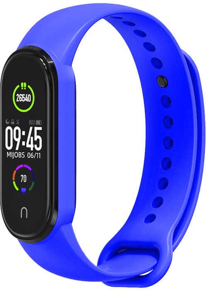 Xiaomi Mi Band 5 Uyumlu Akıllı Saat Için Kordon Yumuşak Silikon Soft Esnek Classic Collection Cord