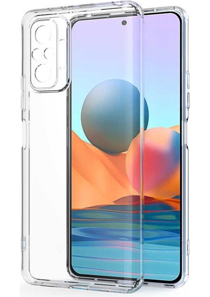Xiaomi Redmi Note 10 Pro Uyumlu Kılıf Camera Protected Transparent Flexible A+ Quality Cover Case