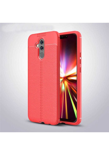 Huawei Mate 20 Lite Uyumlu Kılıf Esnek Pu-Deri Leather-Pu Series Protected Case