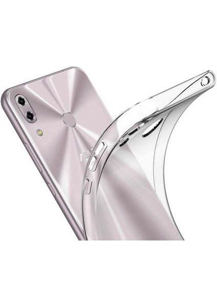 Asus Zenfone 5z ZS620KL Uyumlu Kılıf Case, Soft, Transparent, Şeffaf Ultra Esnek Ince Silikon