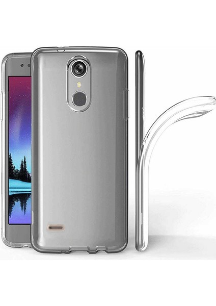 Lg K8 2017 Uyumlu Kılıf Case, Soft, Transparent, Şeffaf Ultra Esnek Ince Silikon