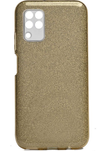 Huawei P40 Lite Uyumlu Kılıf Simli Pırıltı Koleksiyonu Çift Katmanlı Pürüzsüz Yüzey