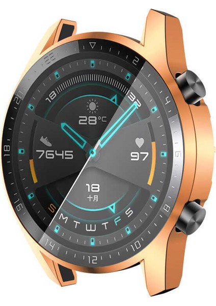 Huawei Gt2 46MM Uyumlu Saat Ekran Koruyucu Full Ekran Tam Kaplama Hafif Kompakt Ultra Darbe Emici