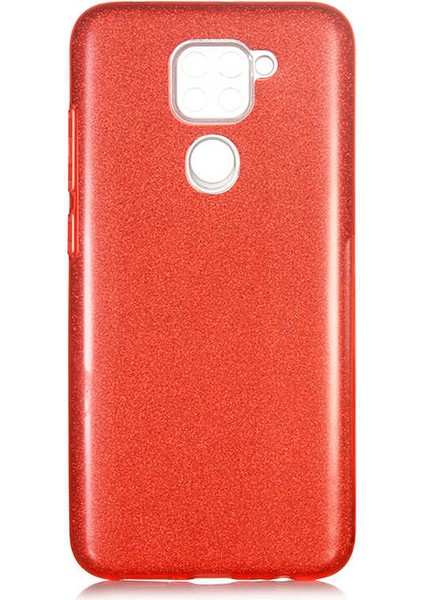 Xiaomi Redmi Note 9 Uyumlu Kılıf Simli Pırıltı Koleksiyonu Çift Katmanlı Pürüzsüz Yüzey
