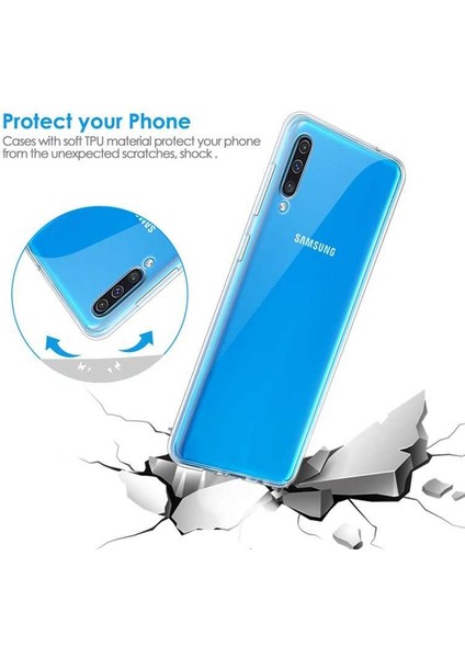 Samsung Galaxy A70 Uyumlu Kılıf Case, Soft, Transparent, Şeffaf Ultra Esnek Ince Silikon fırsatları