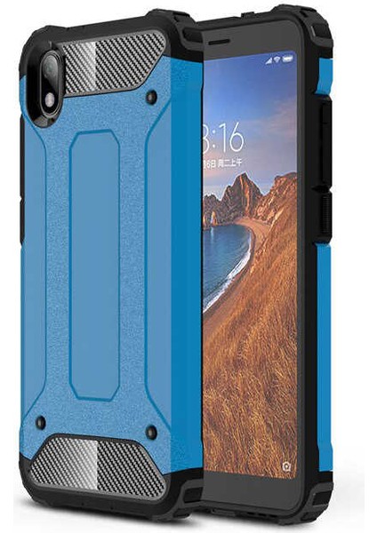 Xiaomi Redmi 7A Uyumlu Kılıf Tank Armor Series Strong Rugged Hard Case