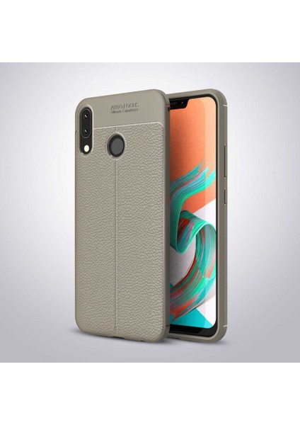 Asus Zenfone 5z ZS620KL Uyumlu Kılıf Esnek Pu-Deri Leather-Pu Series Protected Case