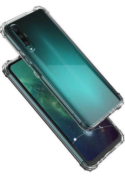 Huawei P Smart Pro 2019 Uyumlu Kılıf Case, Şeffaf Ultra Koruma Hard Transparent Ultra Protected