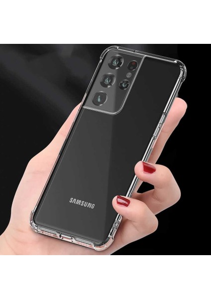 Samsung Galaxy S21 Ultra Uyumlu Kılıf Case, Şeffaf Ultra Koruma Hard Transparent Ultra Protected indirimleri
