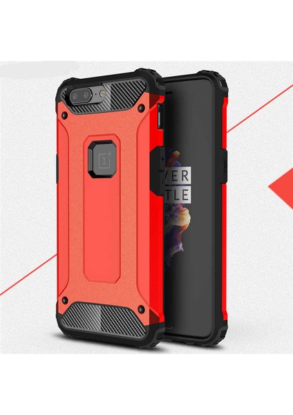 One Plus 5 Uyumlu Kılıf Tank Armor Series Strong Rugged Hard Case Kapak