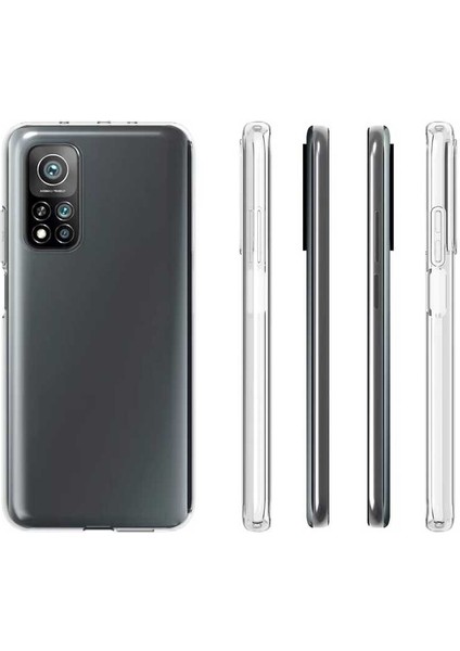 Xiaomi Mi 10T 5g Uyumlu Kılıf Case, Soft, Transparent, Şeffaf Ultra Esnek Ince Silikon