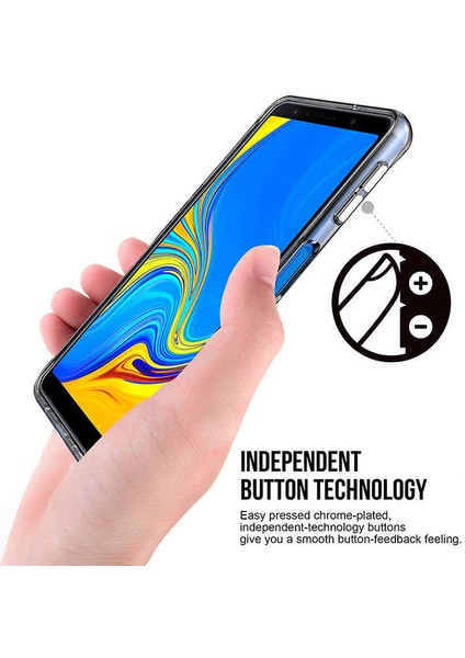 Samsung Galaxy A7 2018 Uyumlu Kılıf Şeffaf Sert Ultra Koruma Teknolojisi Transparent Case modelleri