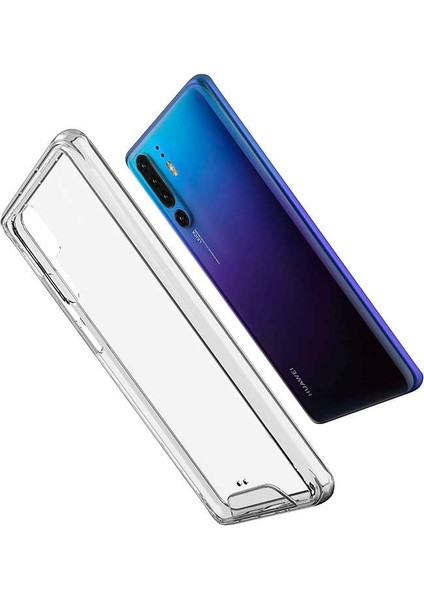 Huawei P30 Pro Uyumlu Kılıf Şeffaf Sert Ultra Koruma Teknolojisi Transparent Case