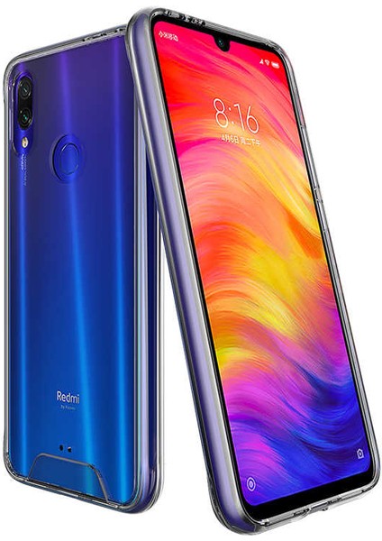 Xiaomi Redmi Note 7 Uyumlu Kılıf Şeffaf Sert Ultra Koruma Teknolojisi Transparent Case