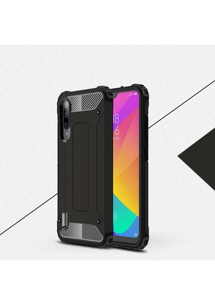 Xiaomi Mi 9 Lite Uyumlu Kılıf Tank Armor Series Strong Rugged Hard Case