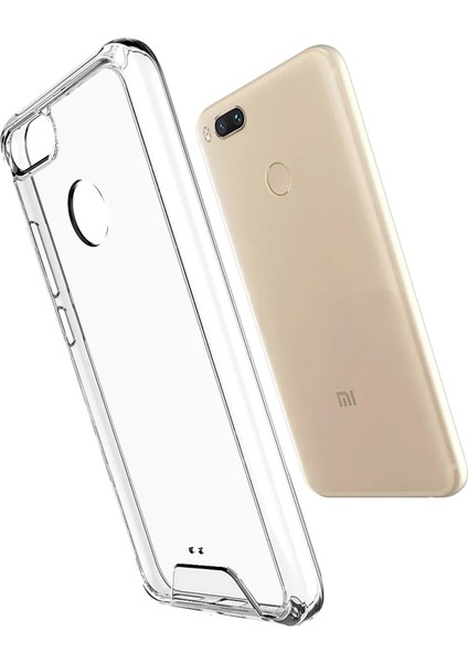 Xiaomi Mi 5x Uyumlu Kılıf Şeffaf Sert Ultra Koruma Teknolojisi Transparent Case