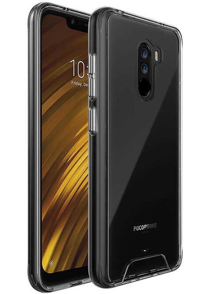 Xiaomi Pocophone F1 Uyumlu Kılıf Şeffaf Sert Ultra Koruma Teknolojisi Transparent Case