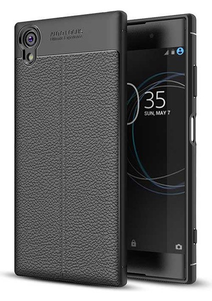 Sony Xperia Xa1 Plus Uyumlu Kılıf Esnek Pu-Deri Leather-Pu Series Protected Case