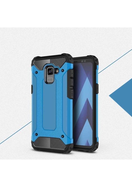 Samsung Galaxy A6 2018 Uyumlu Kılıf Tank Armor Series Strong Rugged Hard Case