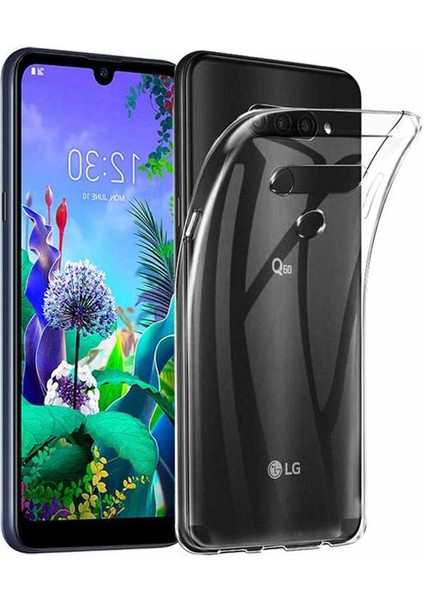 Lg Q60 Uyumlu Kılıf Case, Soft, Transparent, Şeffaf Ultra Esnek Ince Silikon