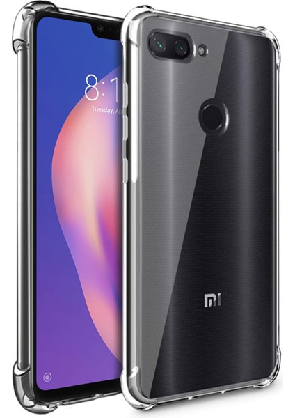 Xaiomi Mi 8 Lite Uyumlu Kılıf Case, Şeffaf Ultra Koruma Hard Transparent Ultra Protected