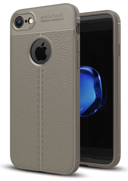 Apple iPhone 6 Plus Uyumlu Kılıf Esnek Pu-Deri Leather-Pu Series Protected Case