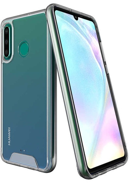 Huawei P30 Lite Uyumlu Kılıf Şeffaf Sert Ultra Koruma Teknolojisi Transparent Case