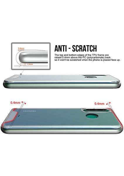 Huawei P30 Lite Uyumlu Kılıf Şeffaf Sert Ultra Koruma Teknolojisi Transparent Case fiyatları