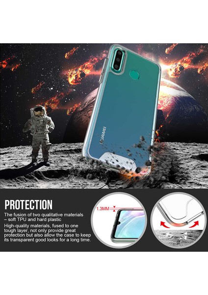 Huawei P30 Lite Uyumlu Kılıf Şeffaf Sert Ultra Koruma Teknolojisi Transparent Case fırsatları