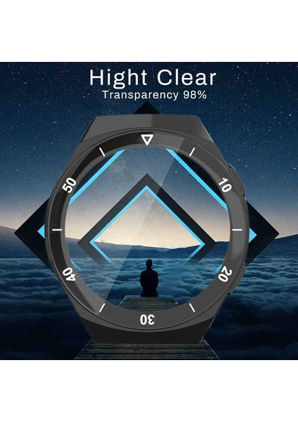 Huawei Gt 2e 46MM Uyumlu Saat Ekran Koruyucu Full Tam Kenar Kaplayan 9h Esnek Clock Screensaver fırsatları