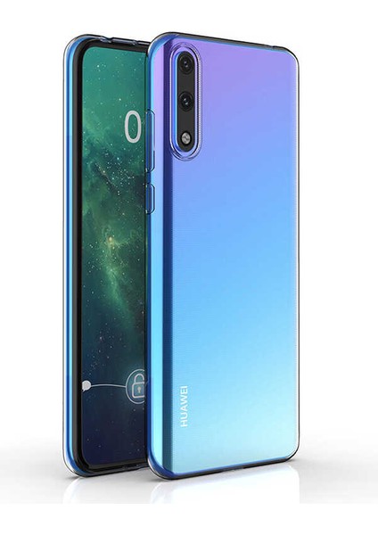 Huawei P Smart S Uyumlu Kılıf Case, Soft, Transparent, Şeffaf Ultra Esnek Ince Silikon